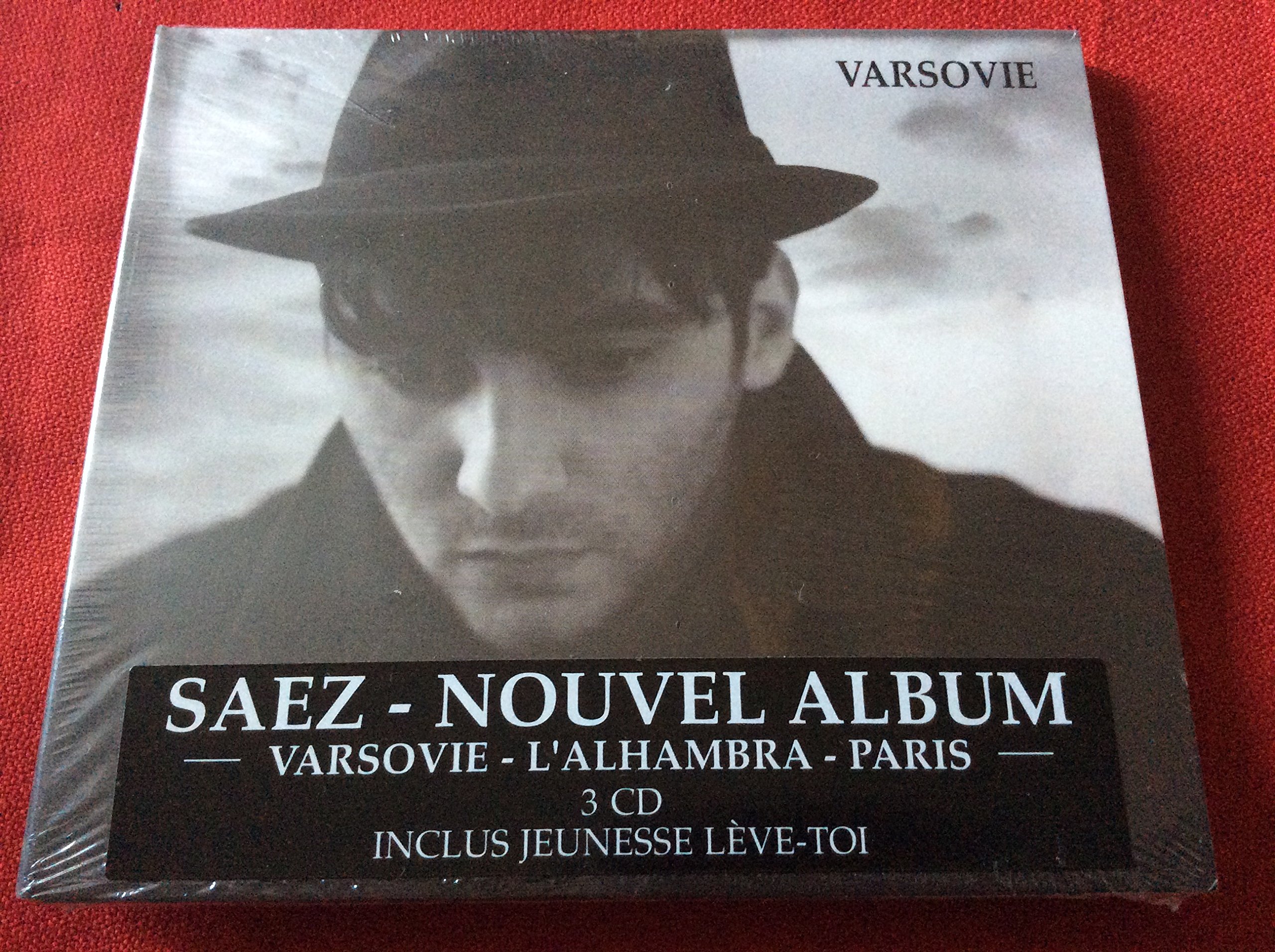 Compilation Saez : Varsovie, L'Alhambra, Paris - 3 Disques