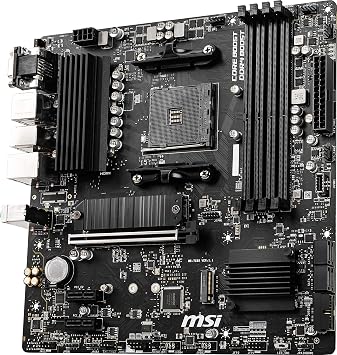 MSI B550M PRO-VDH AM4 DDR4 4400(OC) HDMI DP VGA M.2 USB3.2 MATX Motherboard
