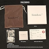 Vista 8 de LinnaLove Pulseras de identificación médica para hombres, pulseras médicas de emergencia grabadas sin titanio