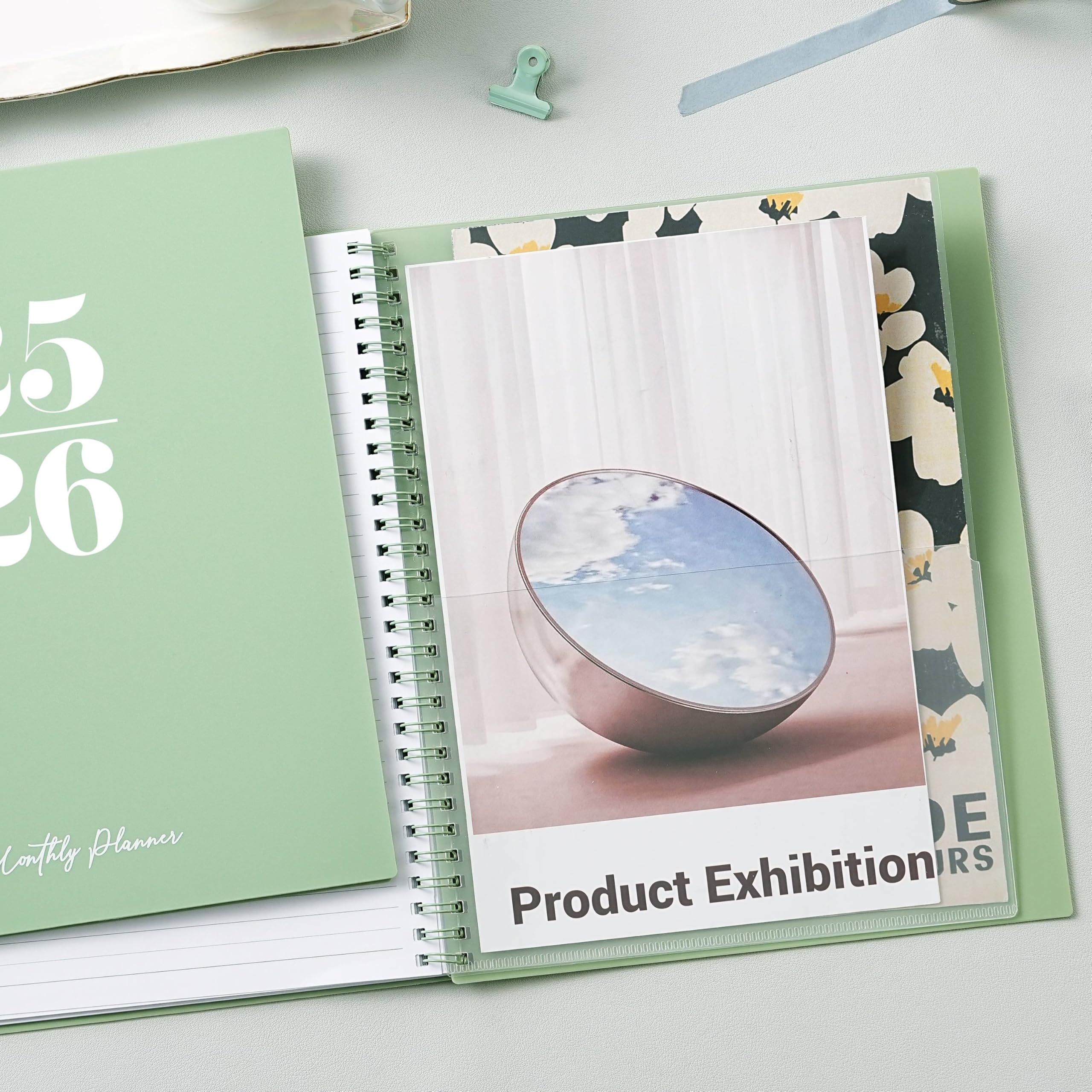 Monthly Planner 2025-2026 - Monthly Planner/Calendar from JUL. 2025 - JUN. 2026, with Inner Pocket, Colorful Tabs, Twin-Wire Binding - Image 6