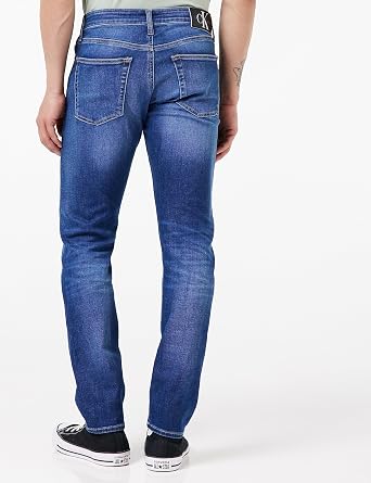 Calvin Klein Men’s Slim Fit Jeans, Blue (Denim Dark), 32W/32L