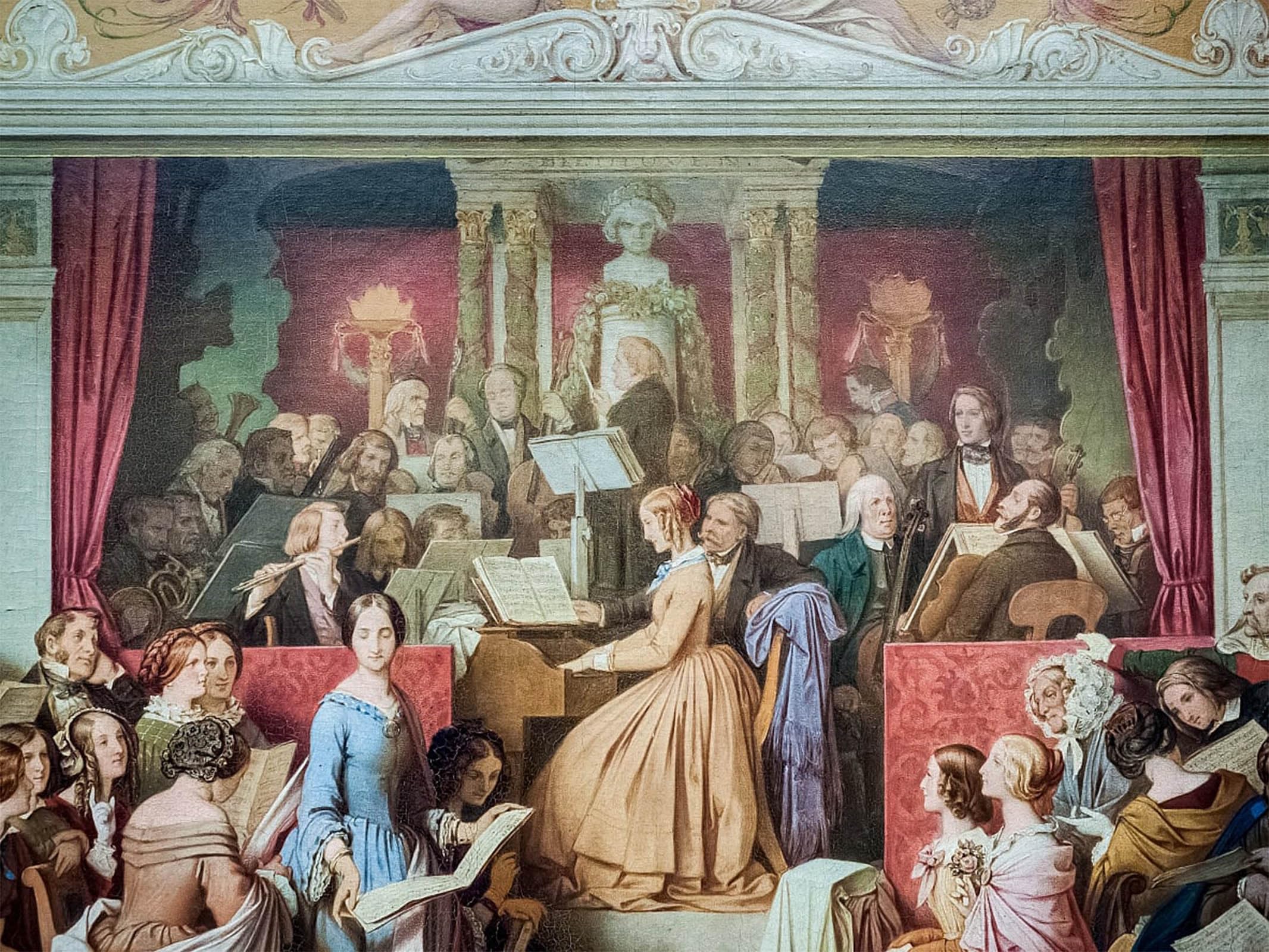 Affiche la Symphonie de Moritz Von Schwind 60x90cm pour déco - 5