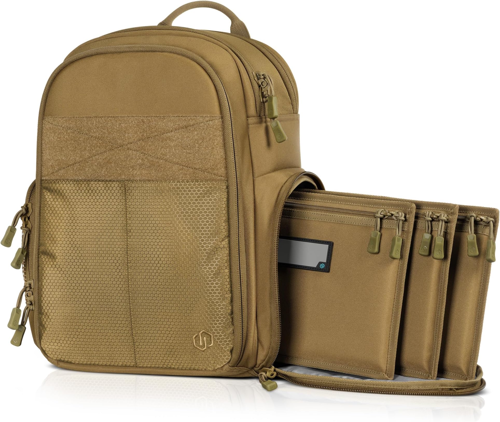 Savior Equipment SEMA Compact Tactical Range Pistol Backpack w/ 3 Gun Rug Sleeve