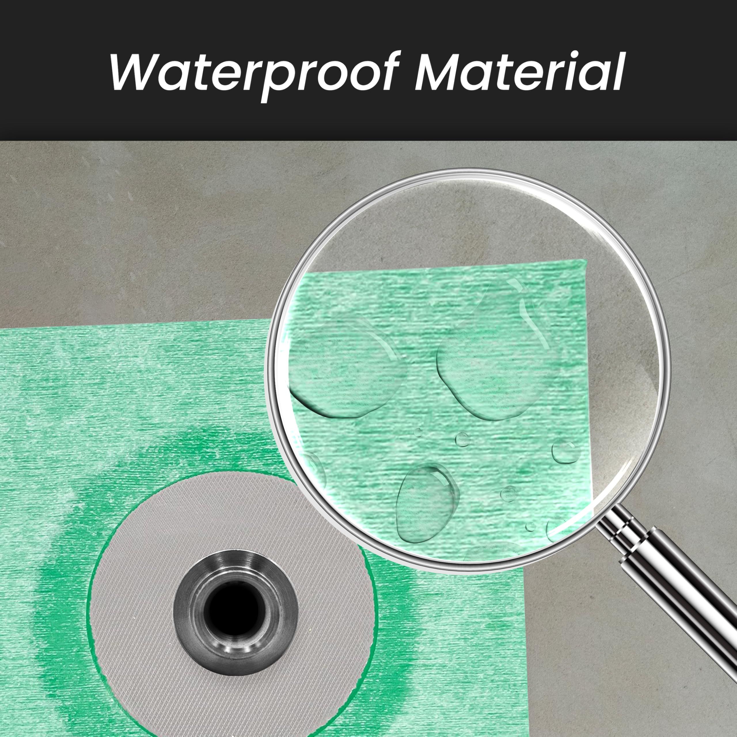 Repa Market Hidrotape 10 Stück (Ø30-70mm) Imprägnierhülse Rohrdichtung – Rohrwickel – wasserdichtes Material für Dusche/Badezimmer/Abflussrohre – Stoffboden mit Gummi-Polymerschutz