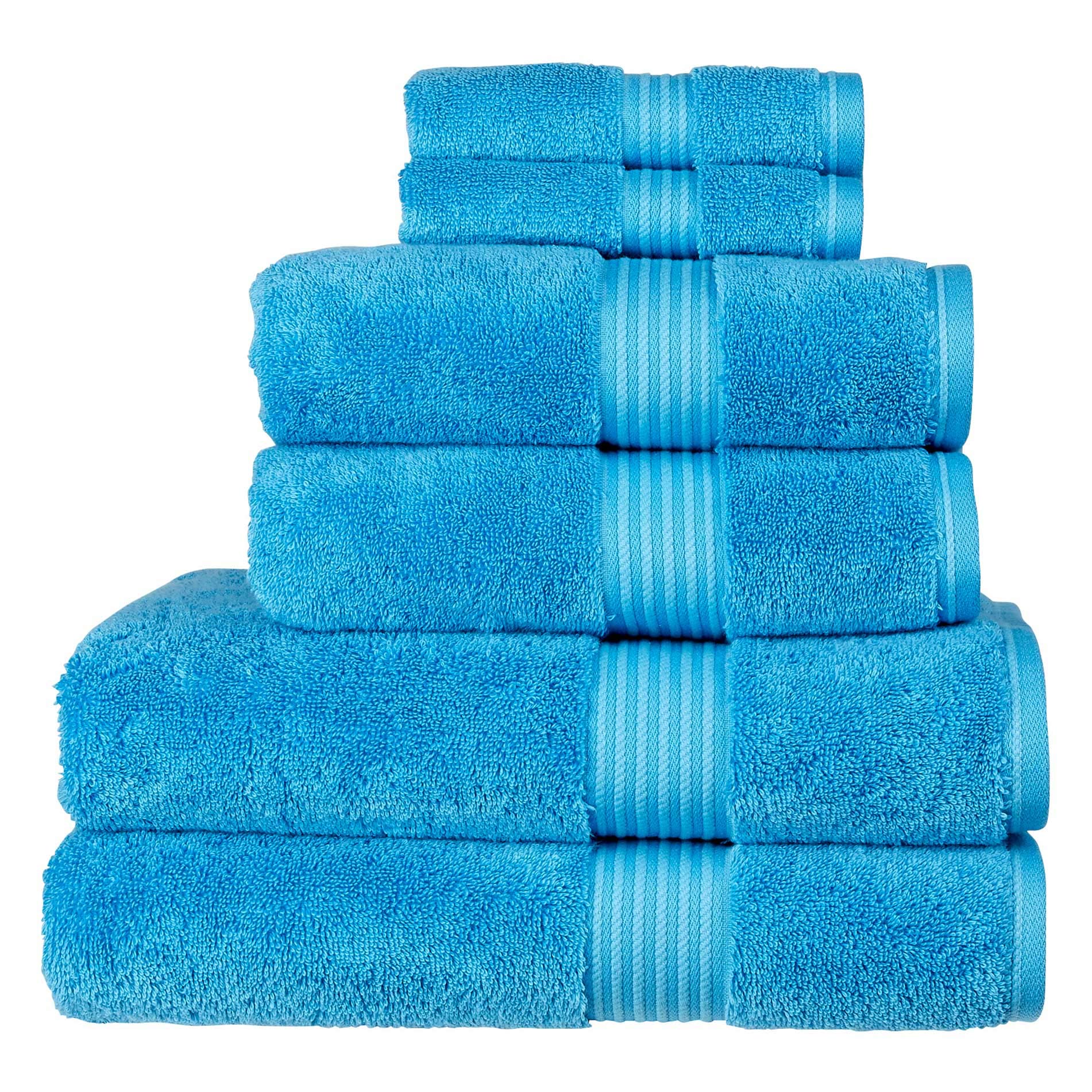 Christy Supreme Hygro 2 Hand Towels Set | Blush Pink | 100% Luxury Supima Cotton | Ultra Soft | Super Absorbent | 650GSM | Plush and Long Lasting — view 8