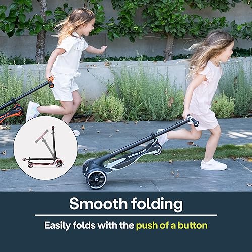 Miniatura 5 de smarTrike Xtend - Scooter de juguete para niños de 1 a 12 años, scooter plegable para niños con ruedas LED XL