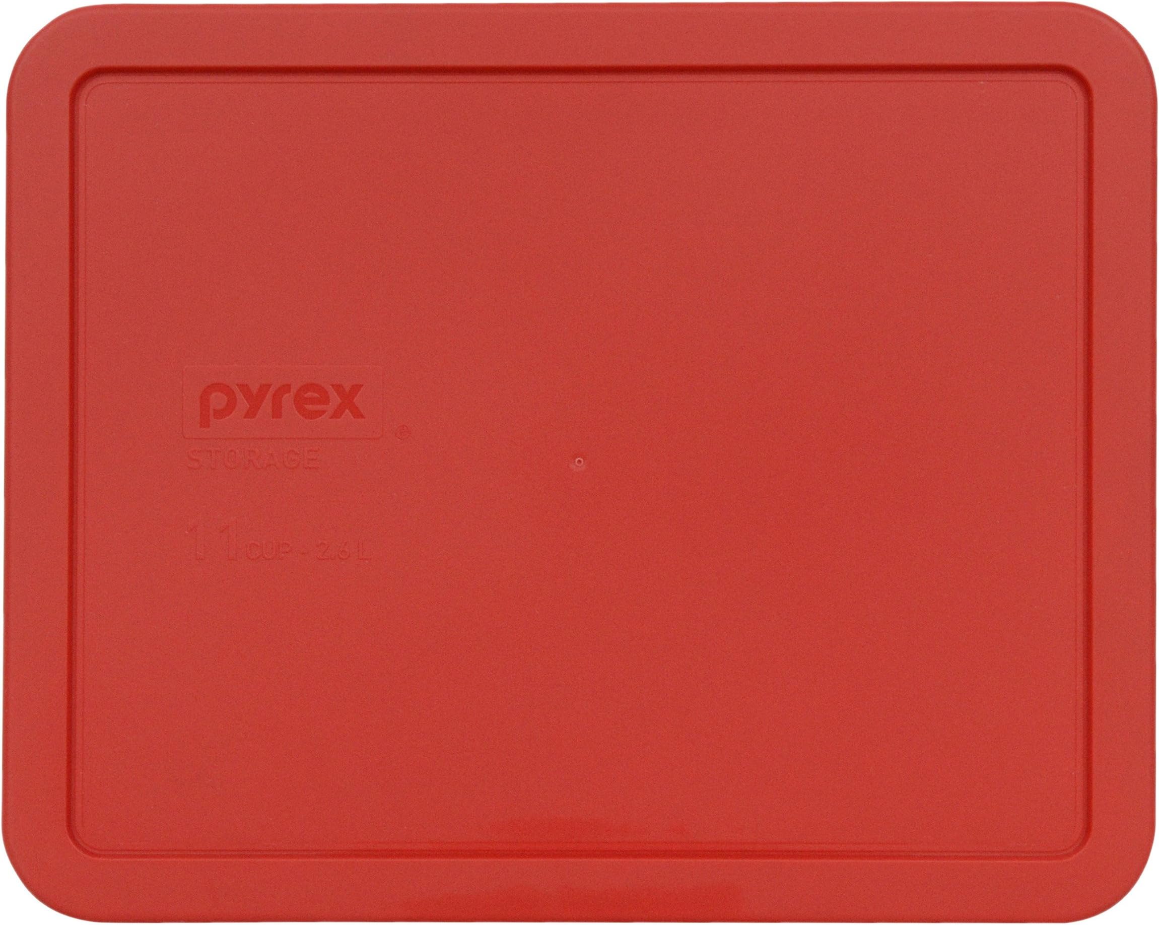 Pyrex 7212-PC 11-Cup Red Food Storage Replacement Lid - Made in USA