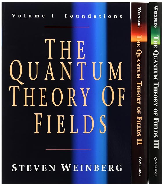 Portada de The Quantum Theory Of Fields 3 Volume Paperback Set