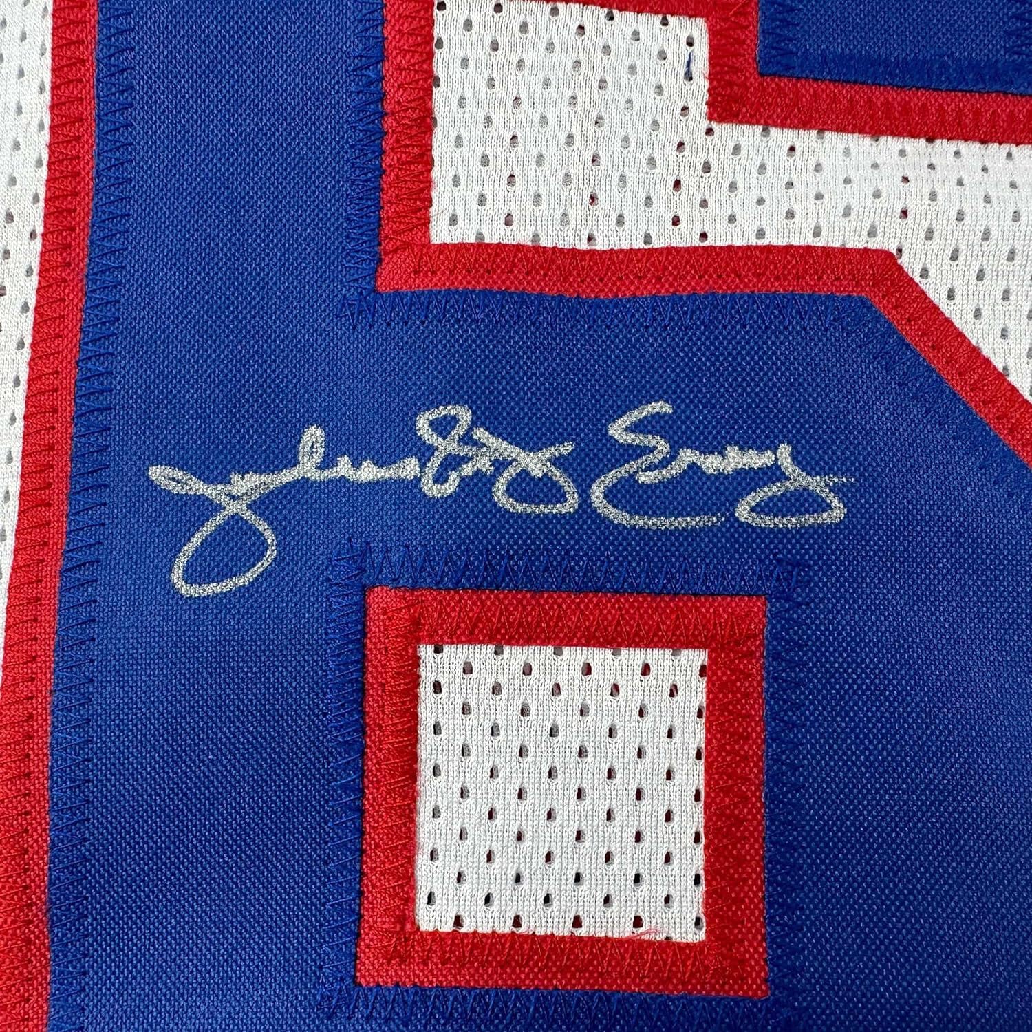 Framed Autographed/Signed Julius Erving
