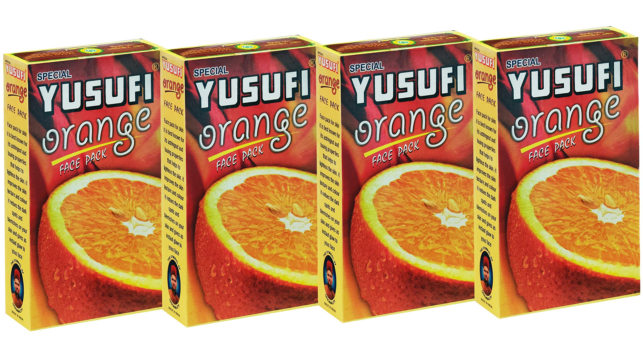 Yusufi Orange - Pack of 4 - Each box of 100 gm.