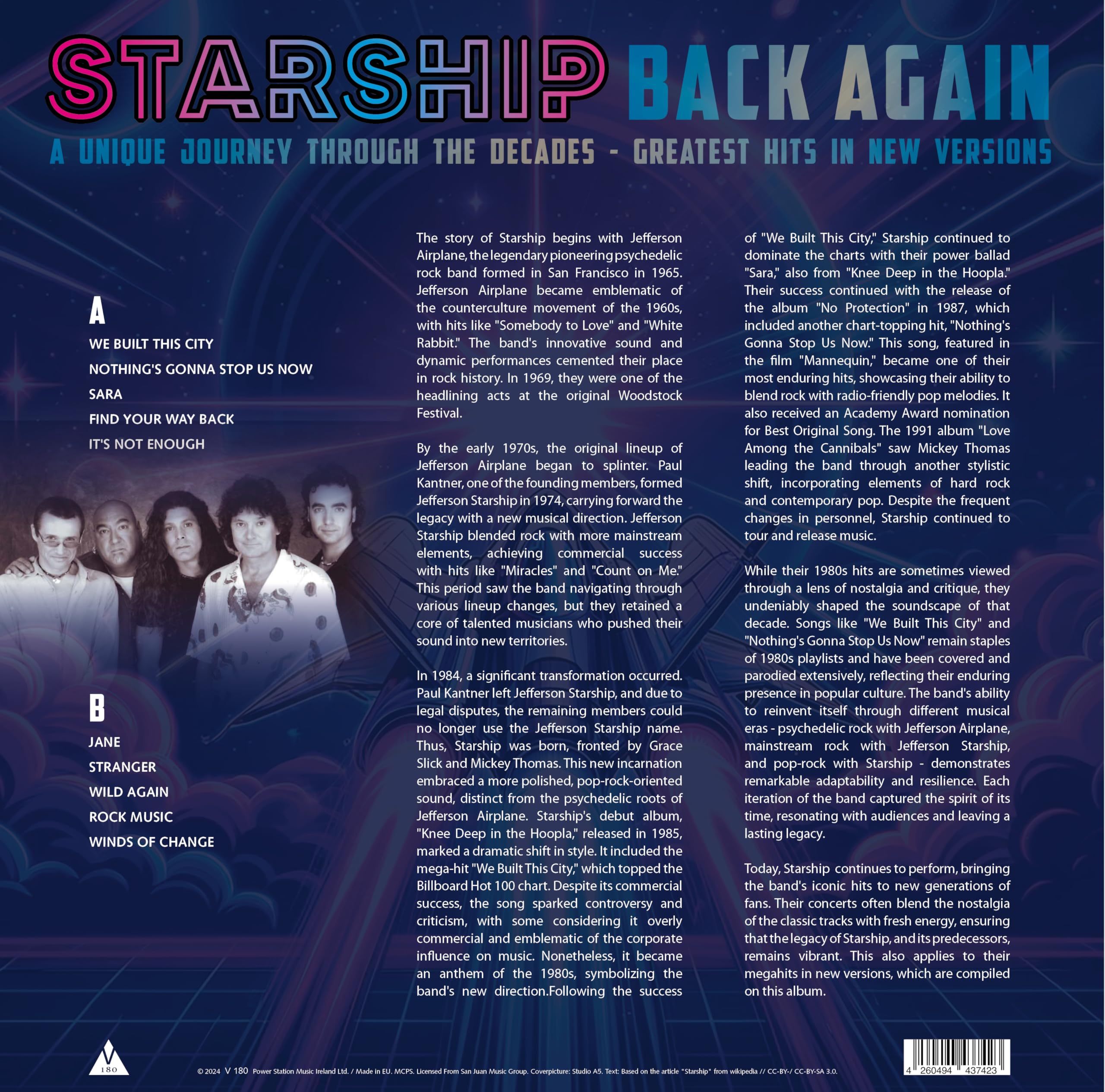 Starship - Back Again! Limitiert - 180gr. Swirl