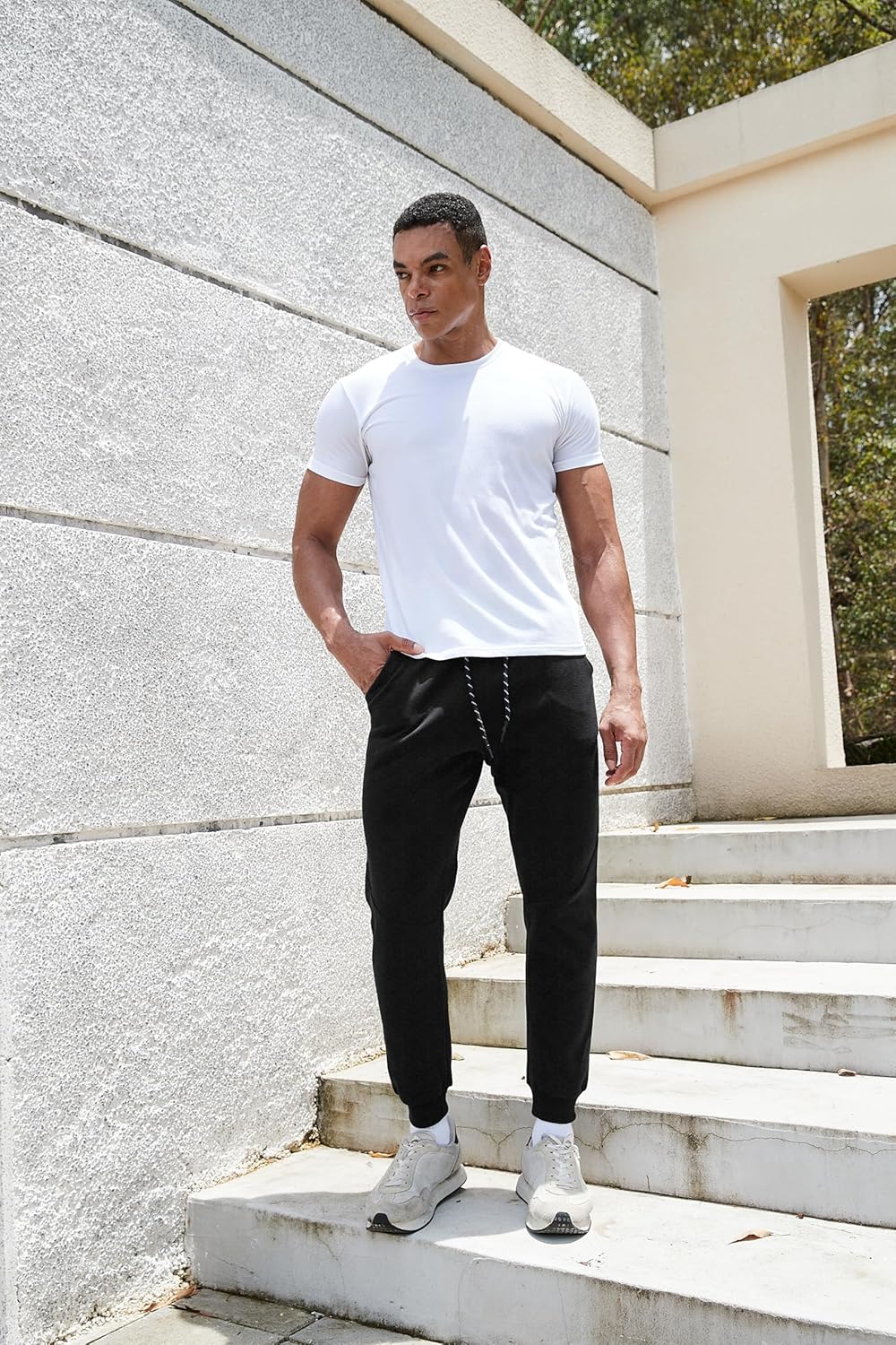 Men’s Sweatpants 3 Pack Joggers for Men - Athletic Sweatpants for Men with Pockets Workout Pants - Image 3