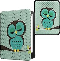 Vista 17 de kwmobile Funda compatible con Yaxa Kindle Paperwhite 11. Generación 2021 - Funda para lector electrónico - Libros y páginas Beige/Marrón/Dorado