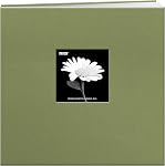 Pioneer 12-Inch par 12-Inch Livre Couverture de couverture Postbound Album avec fenêtre, bleu de cobalt