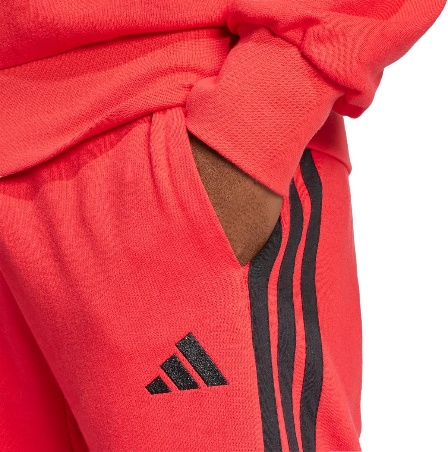 Adidas Mens Essentials 3-Stripes French Terry Pants - Image 5