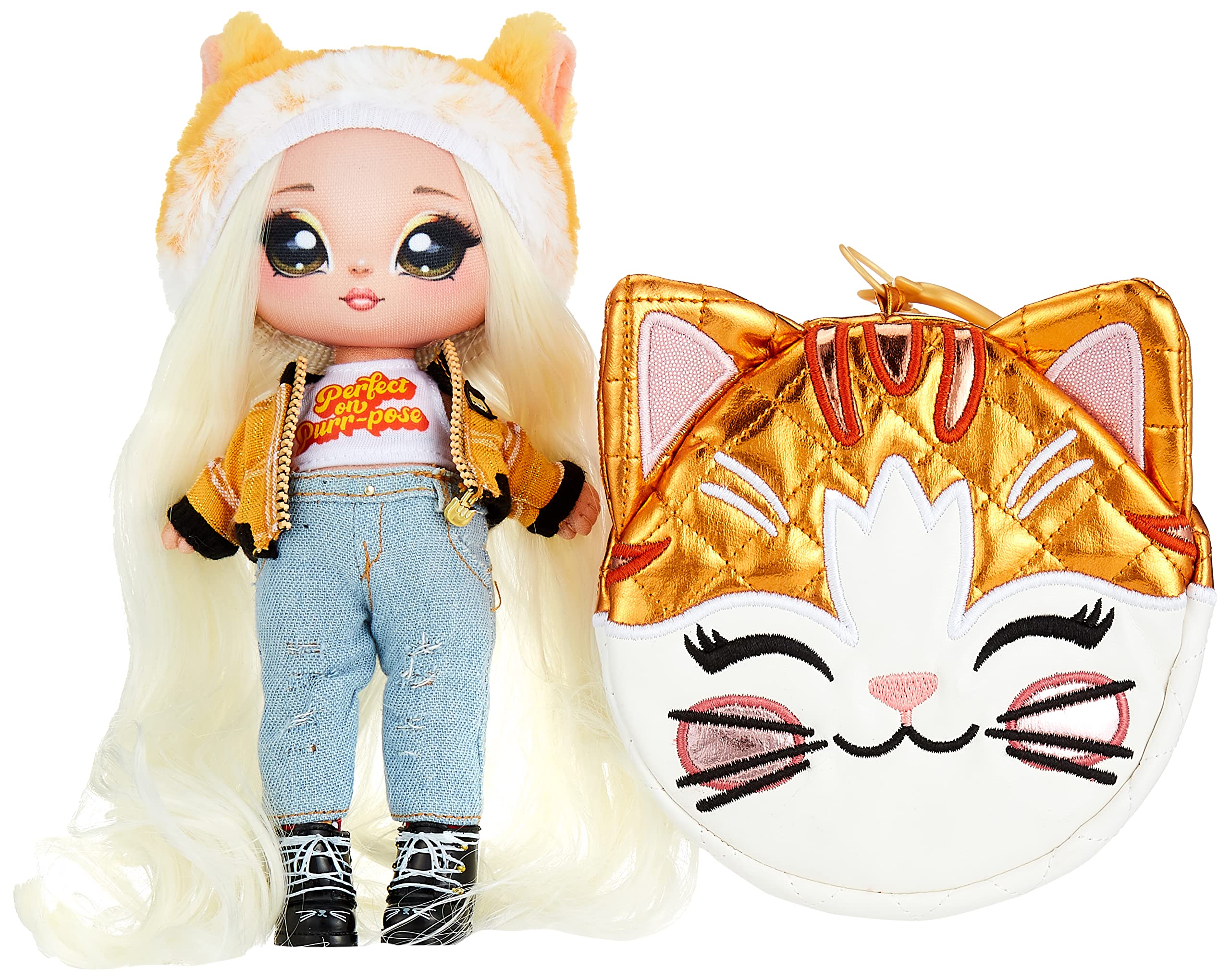 Glam S2 Tabitha Nekota - Tabby Cat-Inspired 7.5" Fashion Doll in SK