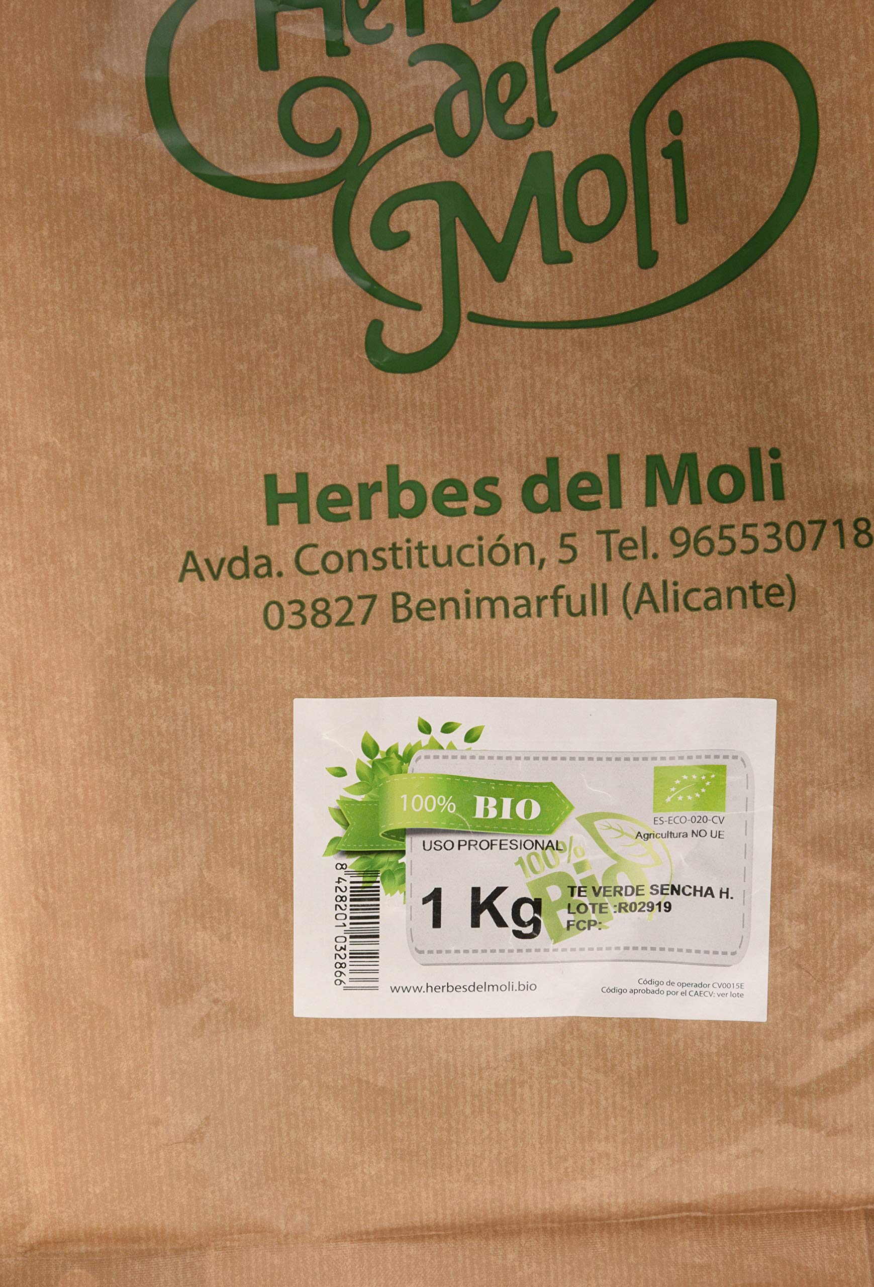 Herbes Del Te Verde Sencha Eco 1 Kg - 500 g