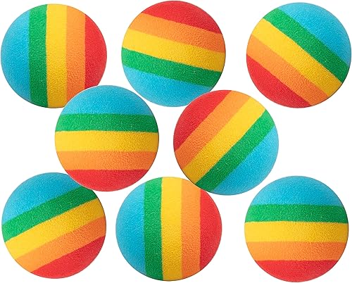 Miniatura 4 de Hog Wild Unicorn Power Popper - Juguete de espuma para disparar bolas de arco iris de fuego rápido hasta 8 bolas de espuma, juego en interiores