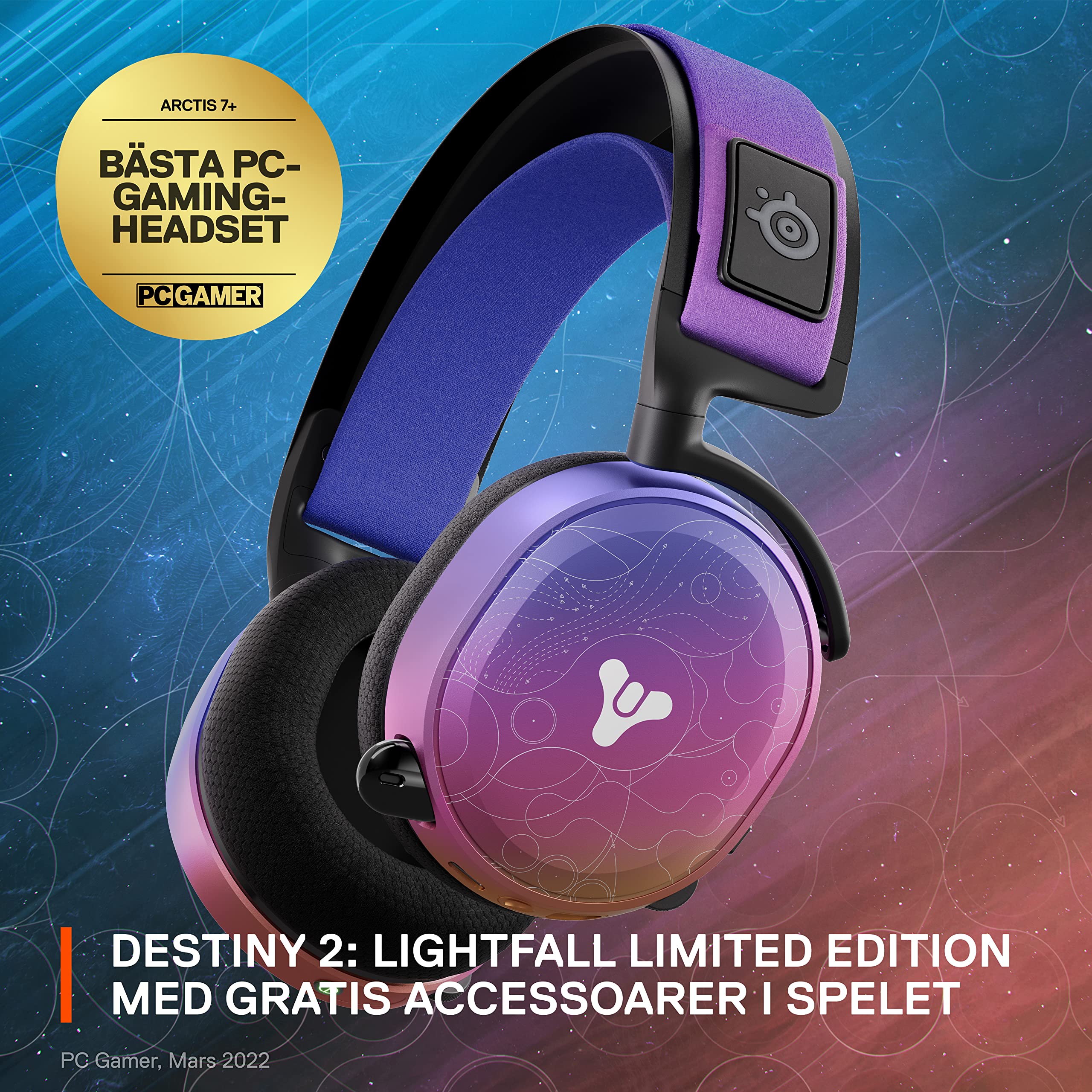 SteelSeries Arctis 7+ Wireless Gaming Headset - Destiny 2