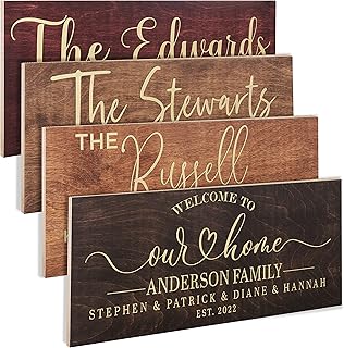 29 Entryway Wall Ideas Guests Will Notice The Moment They Walk In 165 Wooden Sign for Family Personalized, Custom Established Sign, 2 Sizes, 4...