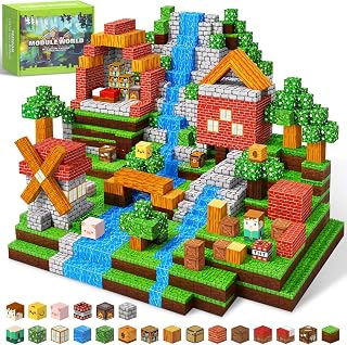 300PCS Magnetic Blocks - 0.8" Magnetic Building Blocks for Kids