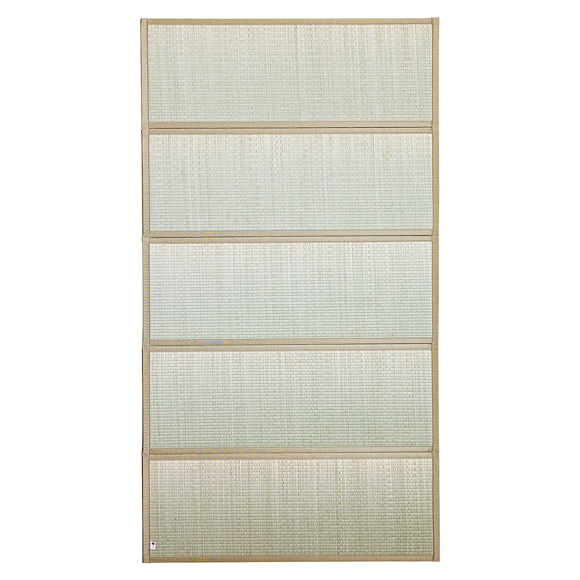 Asayu Japanese Tatami Mat Foldable 5-Panel Igusa Floor Mat 100x210cm Authentic Japanese Igusa Rush For Meditation Yoga or