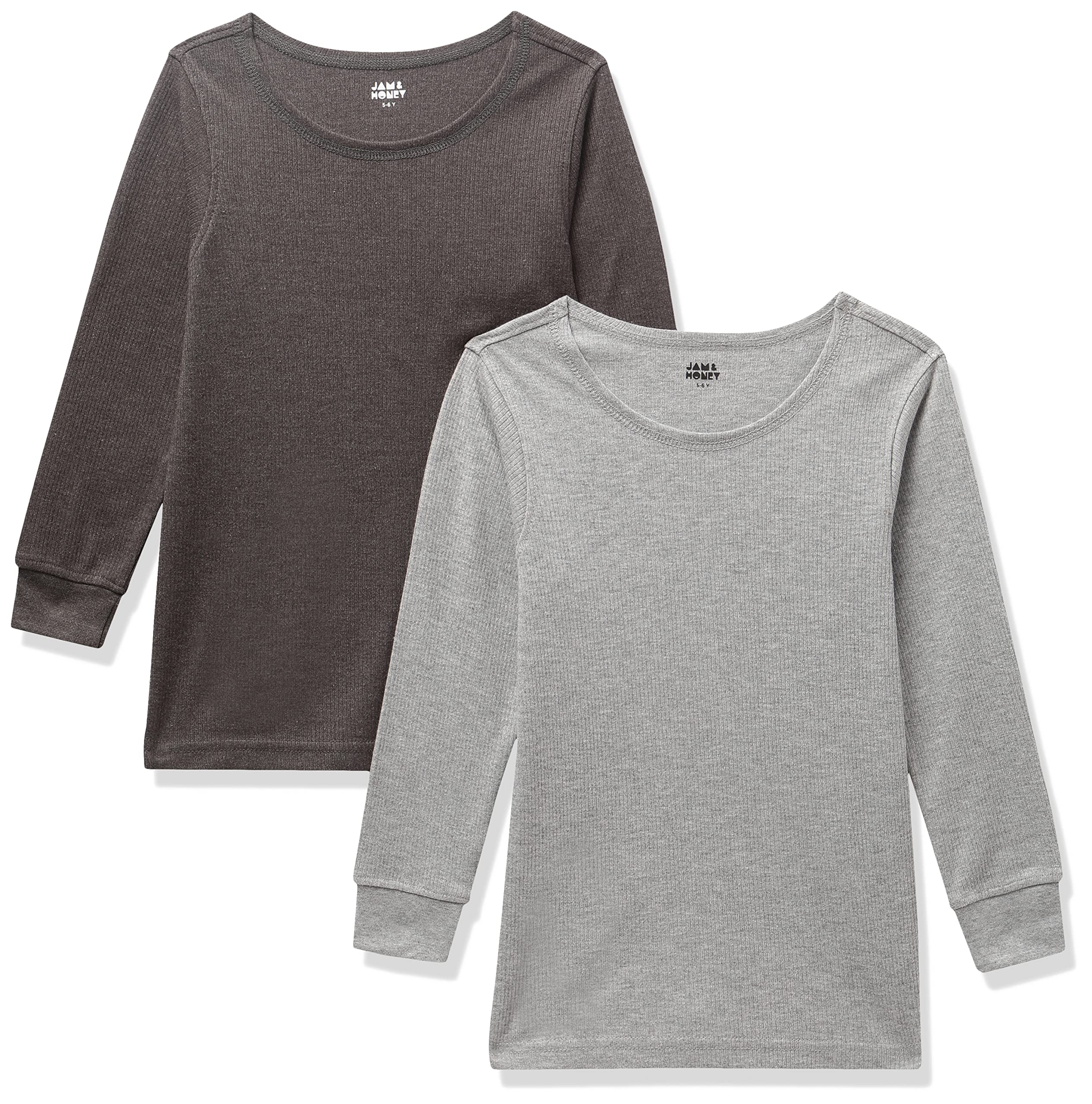 Amazon Brand - Jam & Honey Unisex-Child Solid Regular Fit Thermal Shirts-image-19