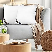 Vista 58 de Utopia Bedding Rellenos de Almohada Decorativa (Paquete de 4, Blanco), 20 x 20 Pulgadas Almohadas Decorativas de Interior para Sofá, Cama, Diván