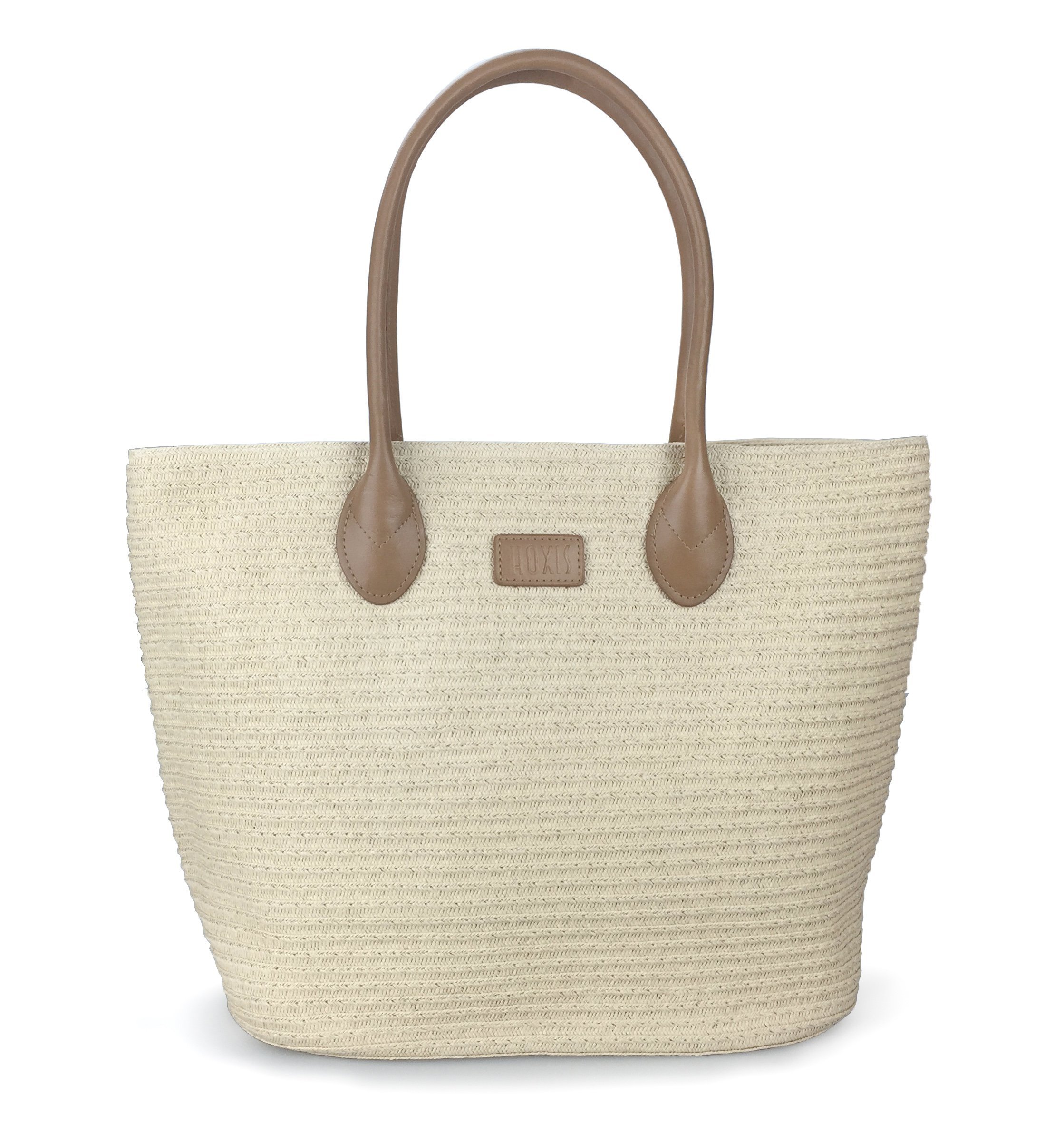 Straw Rattan Women Tote Summer Beach Shoulder Handbag