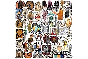 50Pcs Greek Mythology Gods Stickers