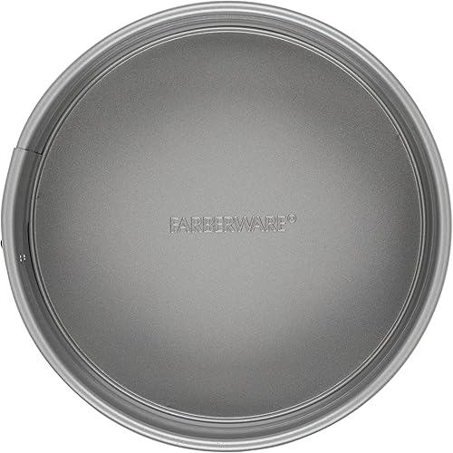 Miniatura 9 de Farberware Bakeware Springform - Molde para hornear para tartas de queso antiadherente, 9 pulgadas, color gris