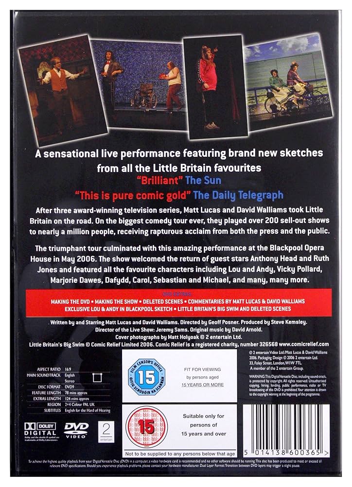 その他 Little Britain Live [DVD] Little Britain Live : Amazon.pl: Płyty DVD i Blu-ray