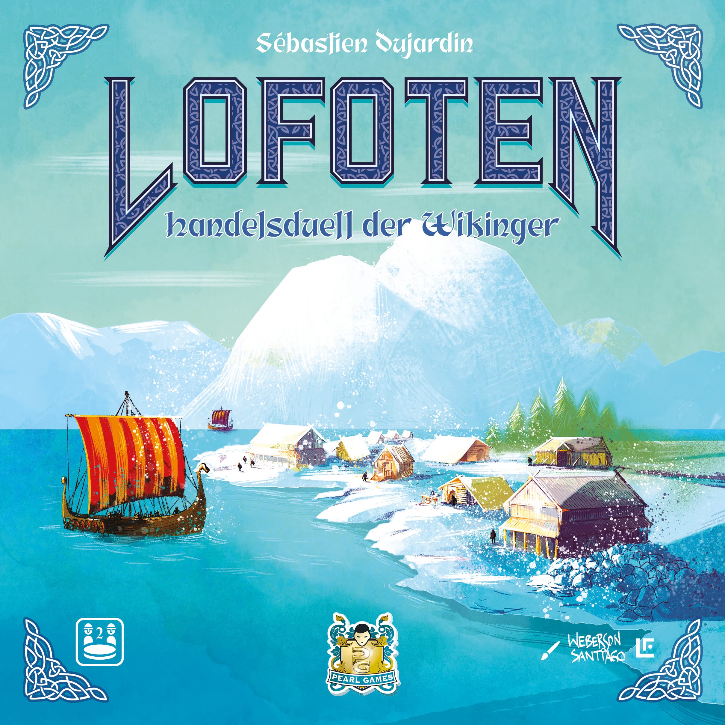 Pearl Games Lofoten: Duello Commerciale Dei Vichinghi, Gioco Da Tavolo Strategico Per 2 Giocatori, 12+ Anni, 40 Min - 2