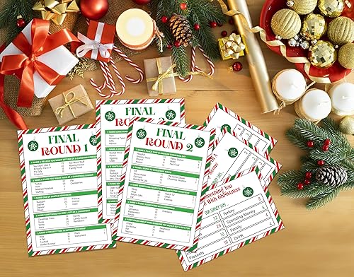 Miniatura 3 de Juegos de peleas de Navidad, juegos amistosos de peleas, actividad familiar, juegos familiares para noche de juegos, juego de baby shower,