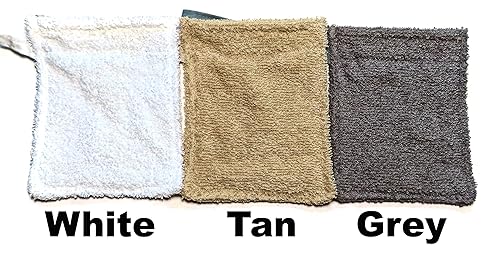 Miniatura 4 de ONE Terry Cloth Soap Holder, Soapie, Soap On A Rope, Soap Cloth, Makeup Remover Cloth, Reusable, Secure Hold, Handcrafted