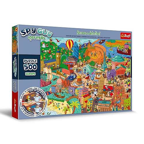 Trefl – Puzzle Spy Guy Lost Items: Europa – 500