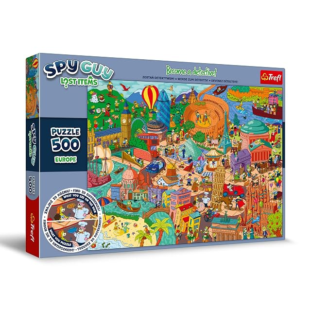 Trefl - Puzzle Spy Guy Lost Items: Europa