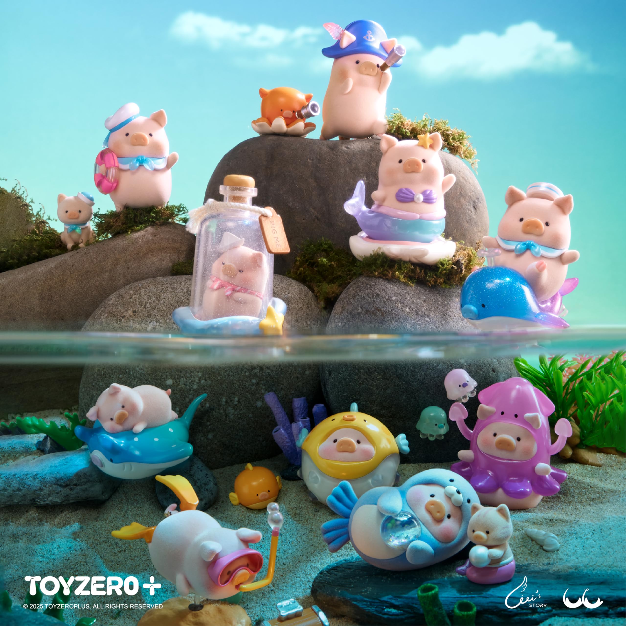 Amazon.co.jp: TOYZERO + Lulu ピギーブラインドボックスフィギュア