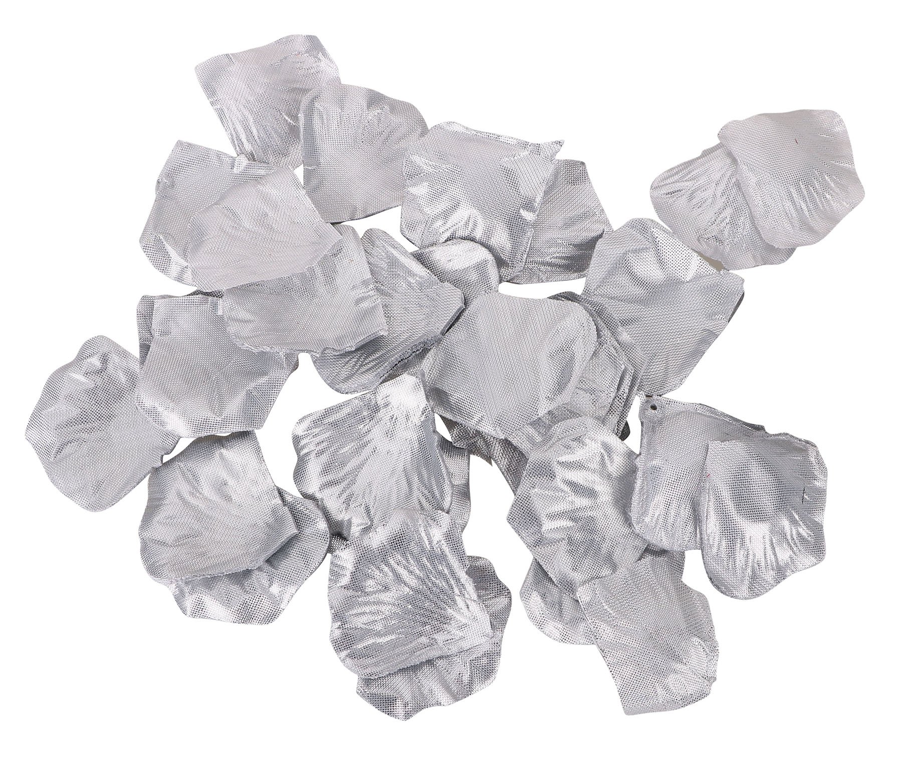 1000Pcs Artificial Silk Rose Petals - Silver, For Wedding Aisle, Vase Decor, Party Favors (Reusable) - View #2