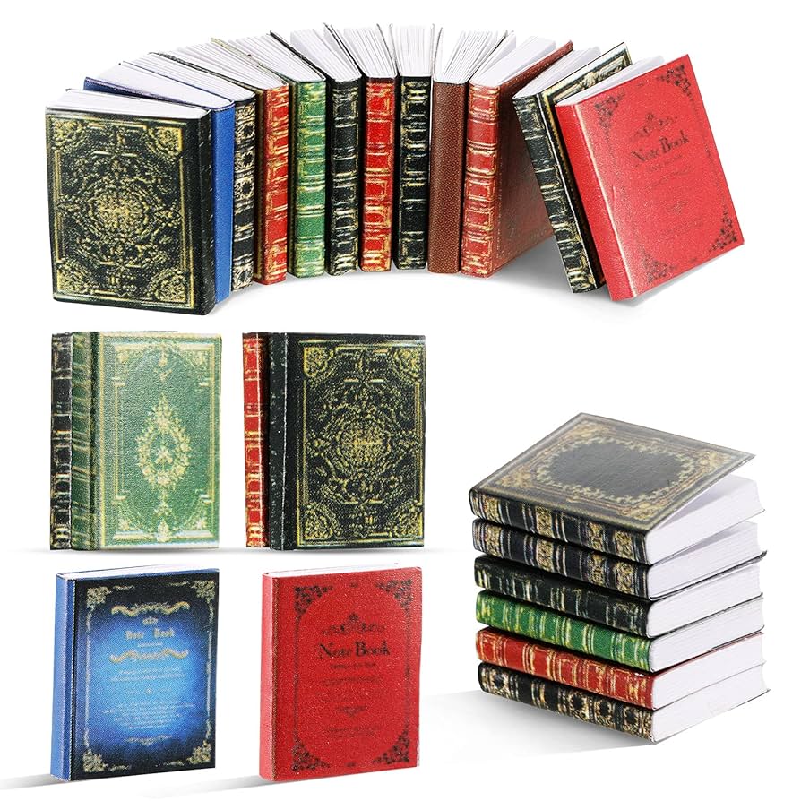 Amazon.com: 30 Pieces 1:12 Scale Miniatures Dollhouse Books