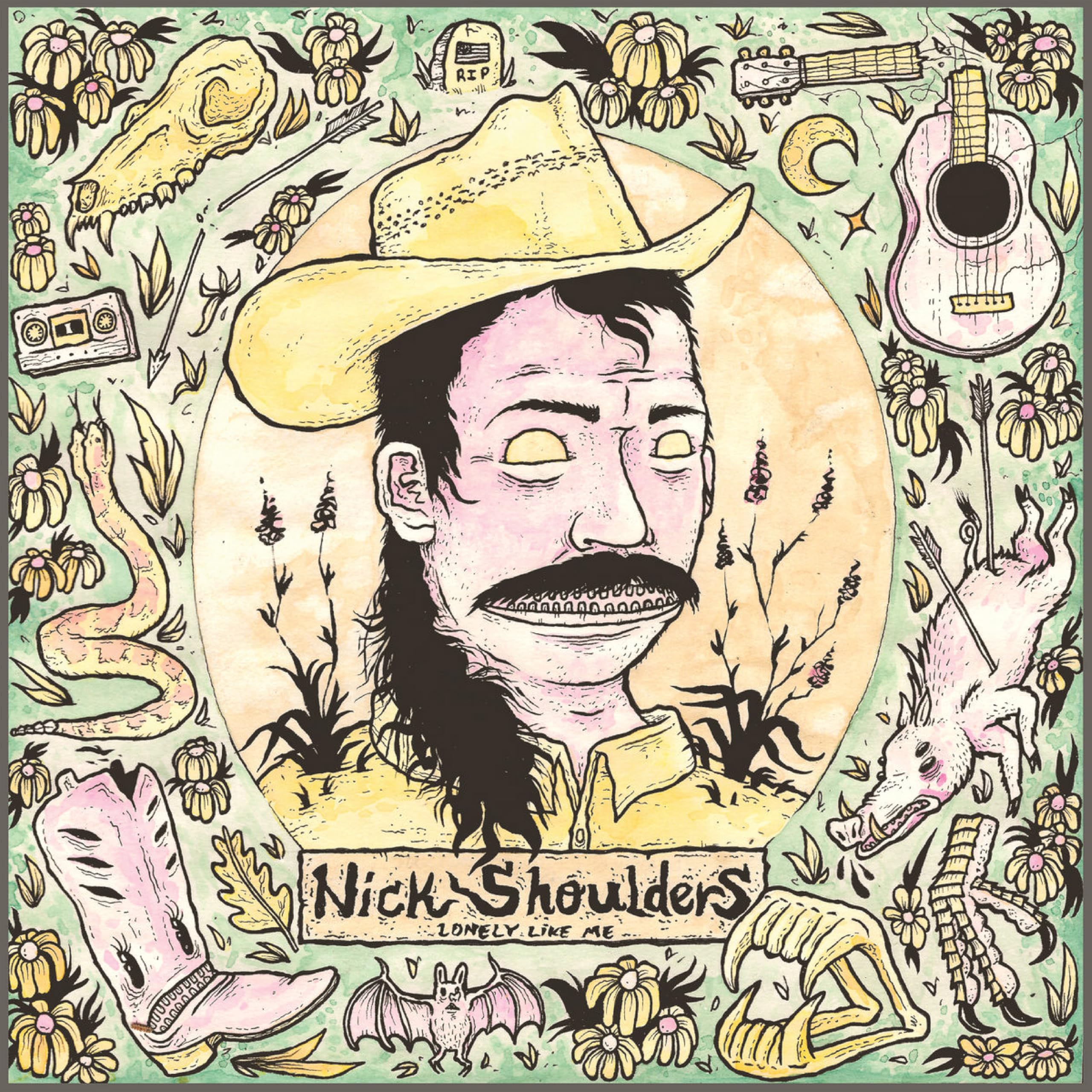 SHOULDERS, Nick - Lonely Like Me - Vinyl (lime green vinyl LP)