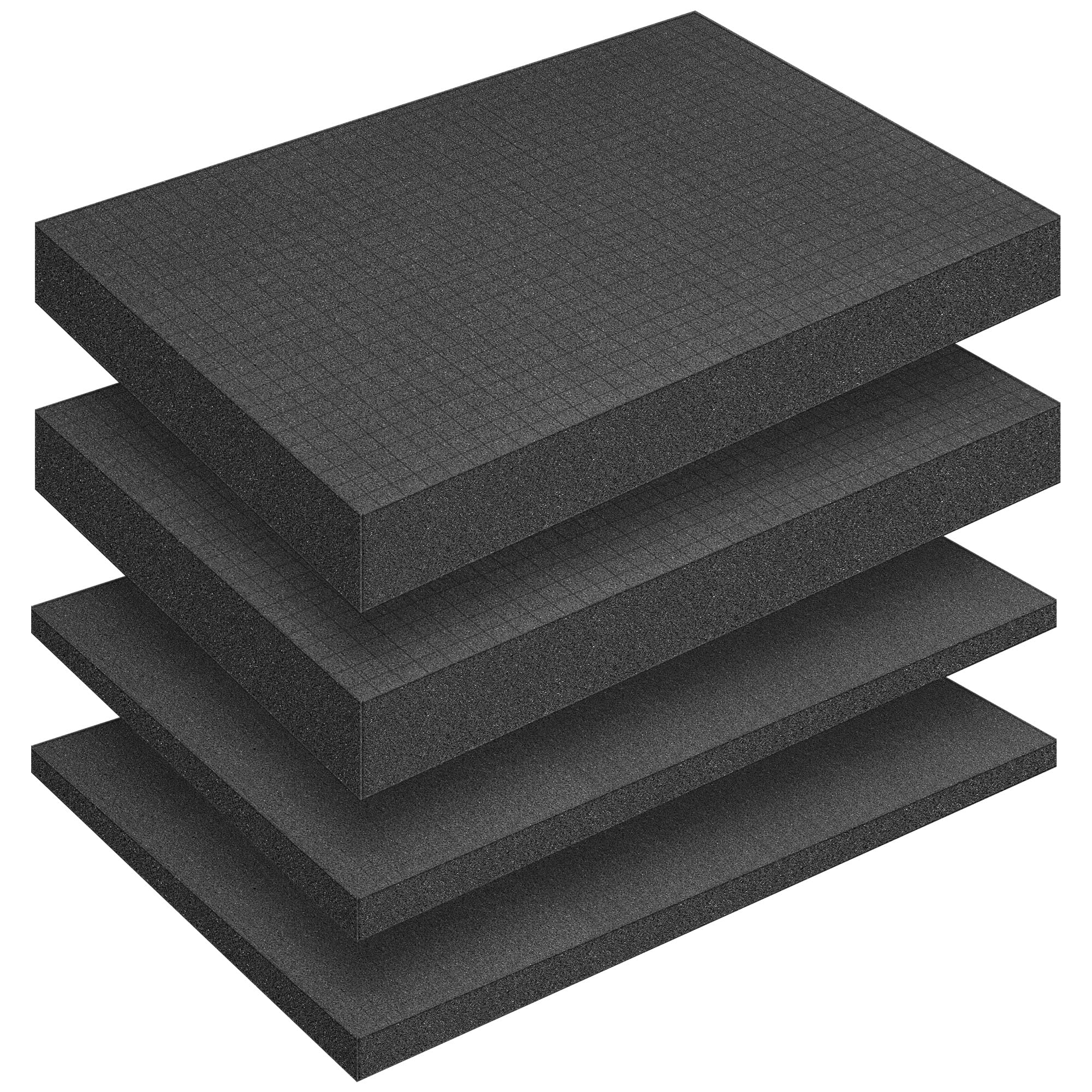 2x Mousse Prédécoupée Intérieur Pour Valise Photo Caméra Universelle