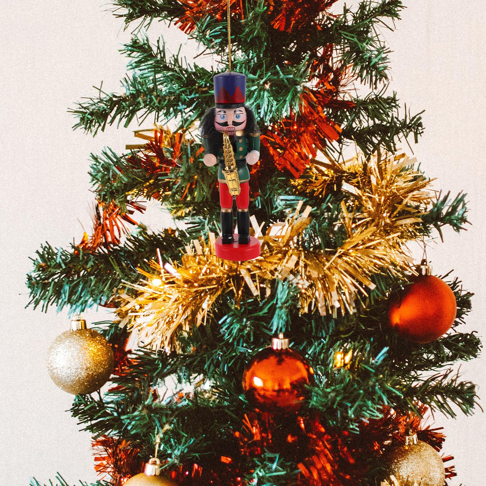 Toyvian 20 Pièces Casse-Noisette de Table en Bois Décoratif pour Noël,