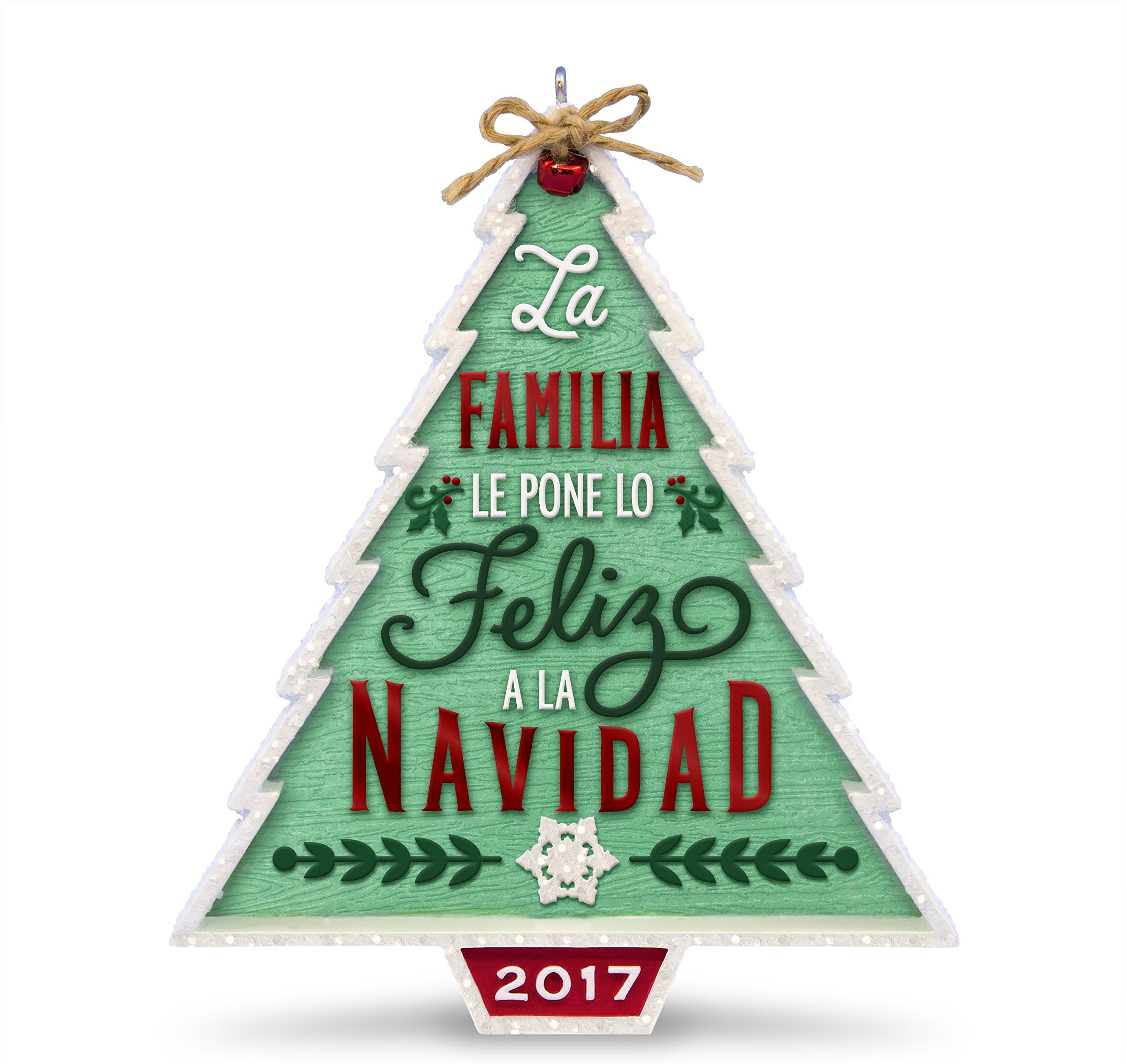 Hallmark Keepsake 2017 Nuestra Familia.Nuestra Navidad Dated Christmas Ornament