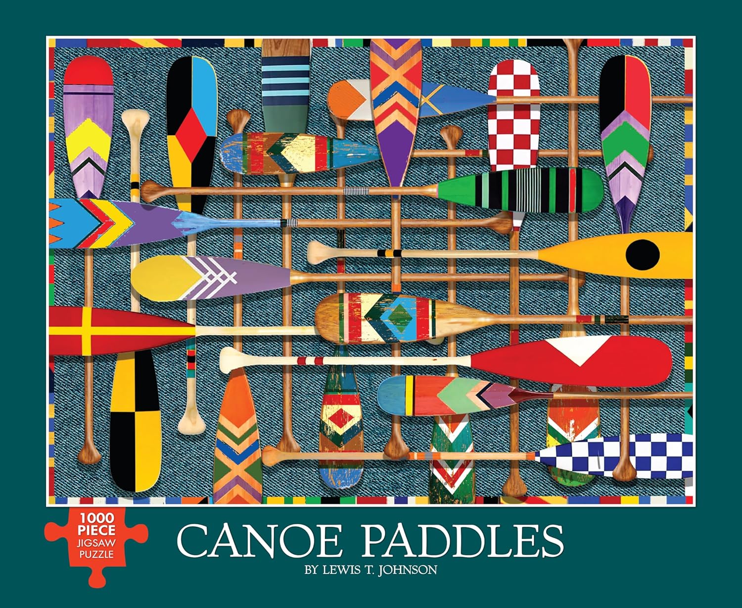 Willow Creek Press Canoe Paddles 1000-Piece Puzzle