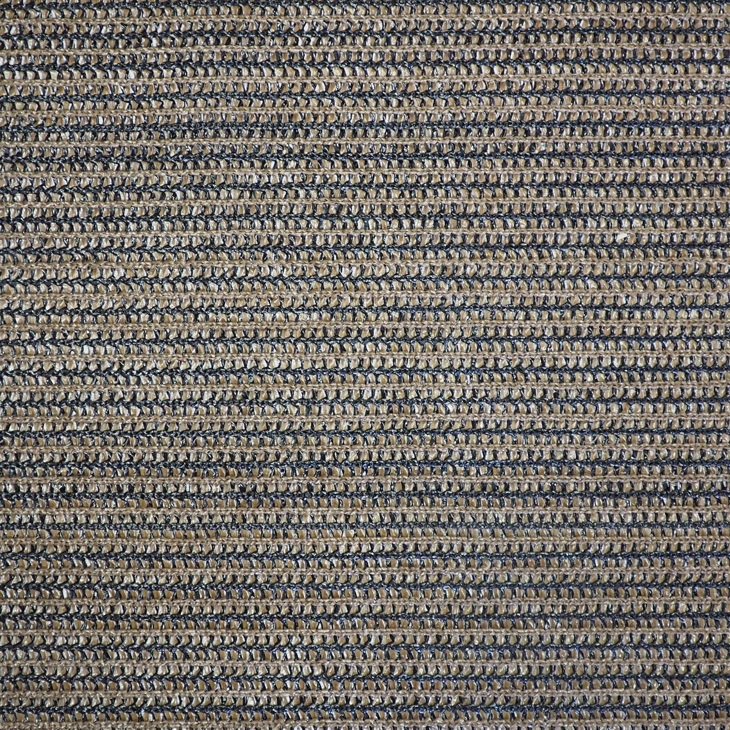 Ifenceview 3' x 25' Brown Shade Cloth Fabric Mesh Net for Window Balcony Deck Patio Yard Pergola Gazebo Garden Bed