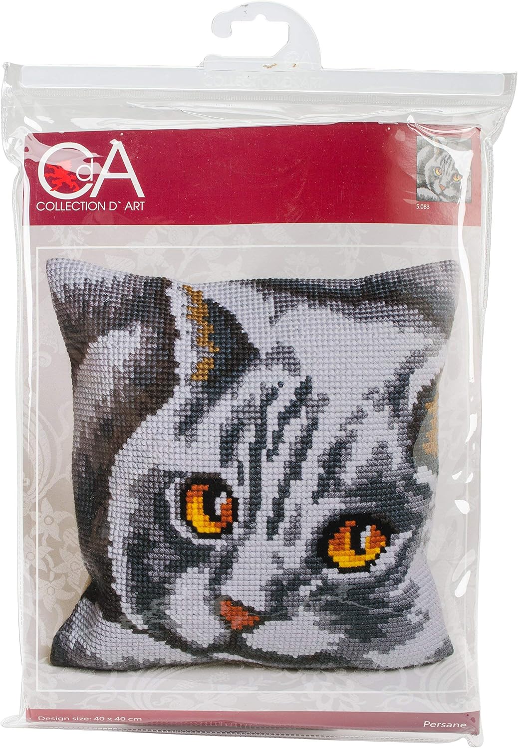 RTO "Persane Collection D'Art Stamped Needlepoint Cushion Kit, 40 x 40cm