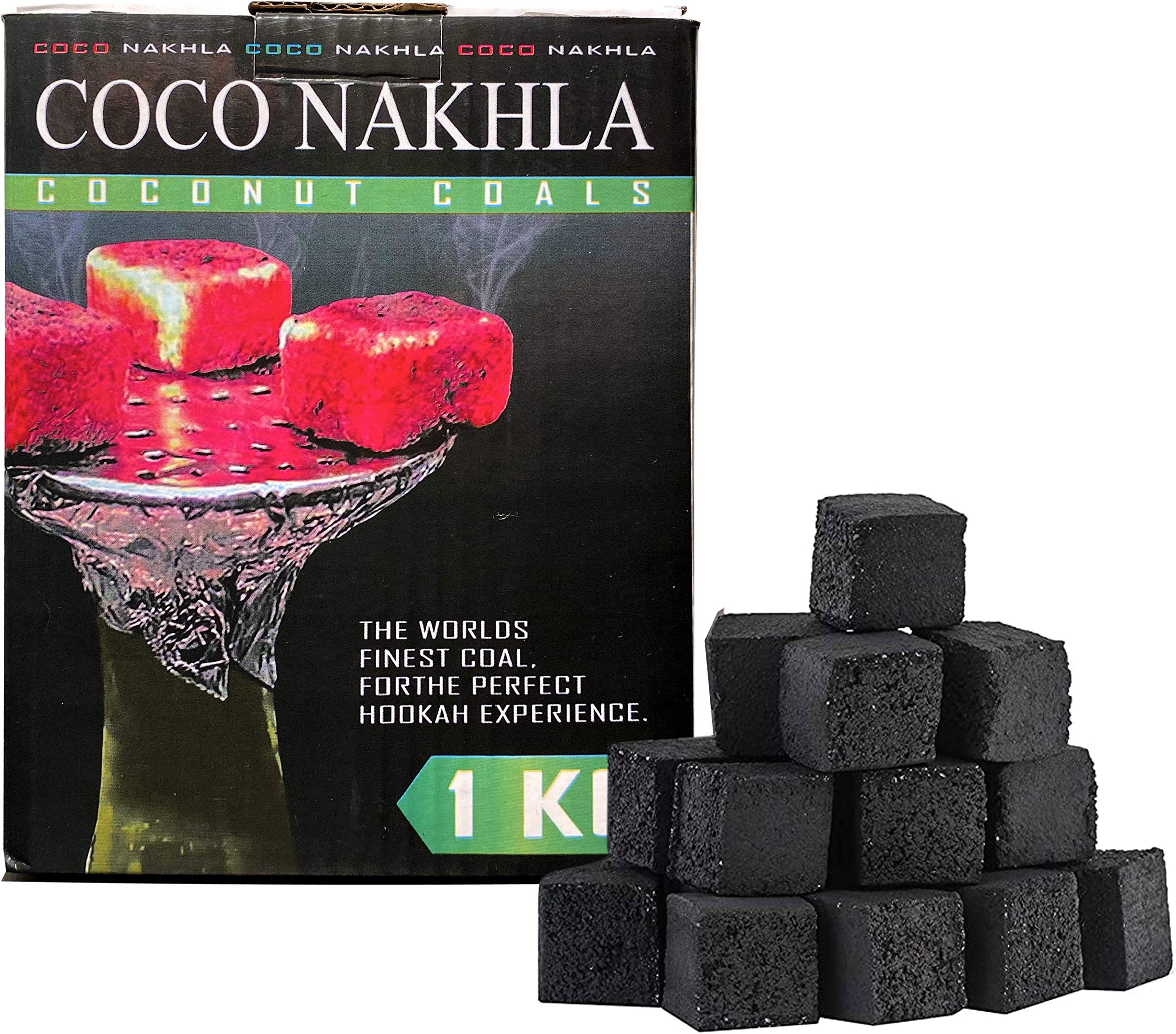 Charcoal Coconut Coals – Coconut Charcoal Tablets for Shisha/Incense Coconut Cube Coals (Pack of 1)