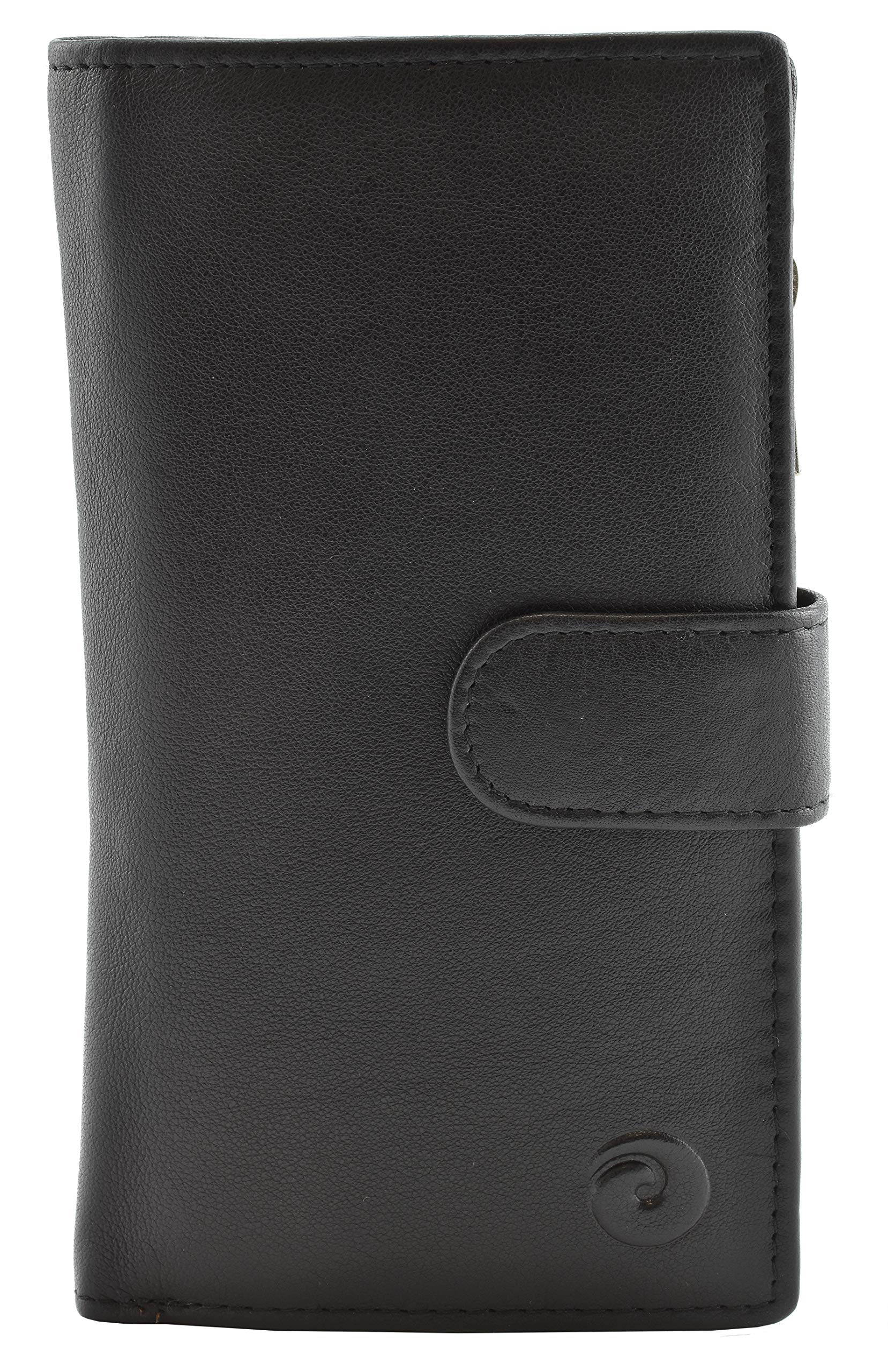 Mala Leather Origin Large Tab Purse RFID 3178-5 (Black)