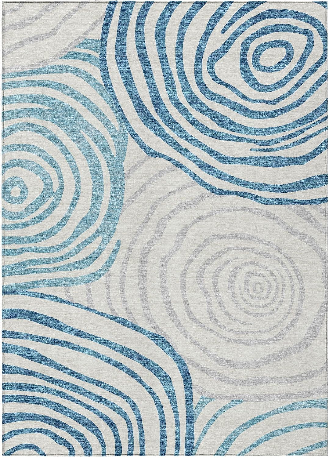 Addison Rugs Chantille ACN765 Teal 3' x 5' Indoor/Outdoor, Machine Washable, Easy Clean, Non Shedding, Bedroom, Living Room, Dining Room, Kitchen, Patio Rug
